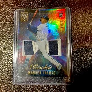 Wander Franco Rookie Card, INCLUDES patch from jersey